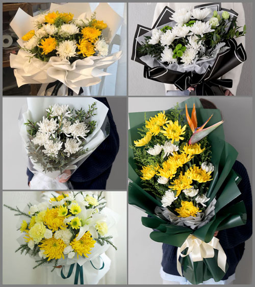浙江省温州苍南县藻溪镇坡南村白事花束代送